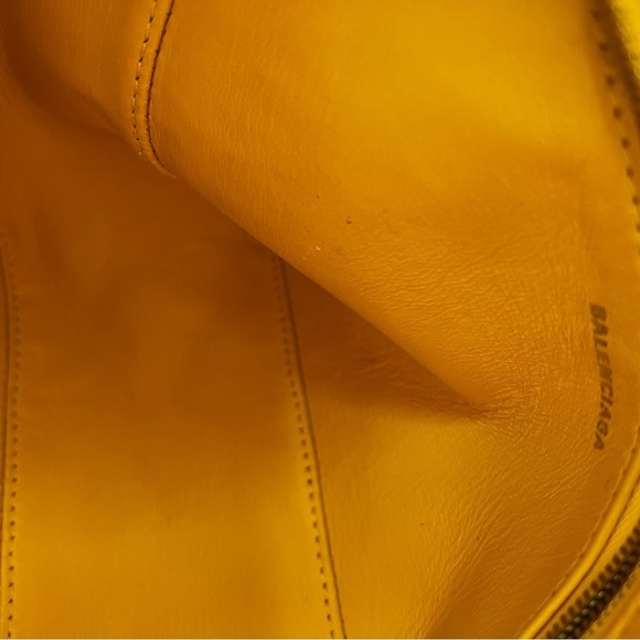 Balenciaga Triangle Duffle S Leather Handbag Blue - Picture 10 of 14